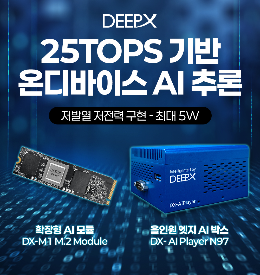 [아이씨뱅큐 X 딥엑스] 25 TOPS AI Module & AI Player 런칭!