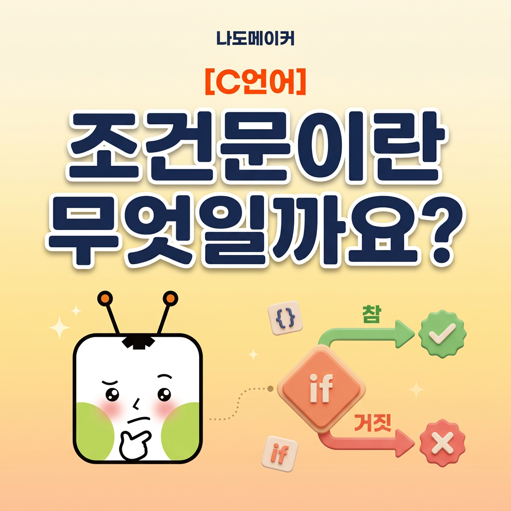 [C언어] 조건문