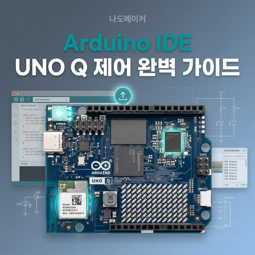 아두이노 IDE 로 아두이노 우노 Q 제어하기