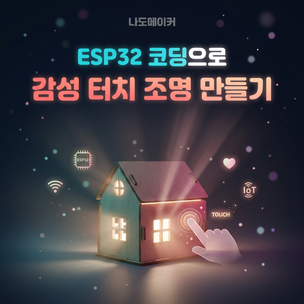 ESP32 RGB LED 감성 터치 조명 만들기
