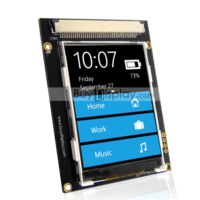 QVGA 2.4 TFT LCD Touch Shield 320x240 Serial Module Display,ILI9341 ER-TFTM024-3