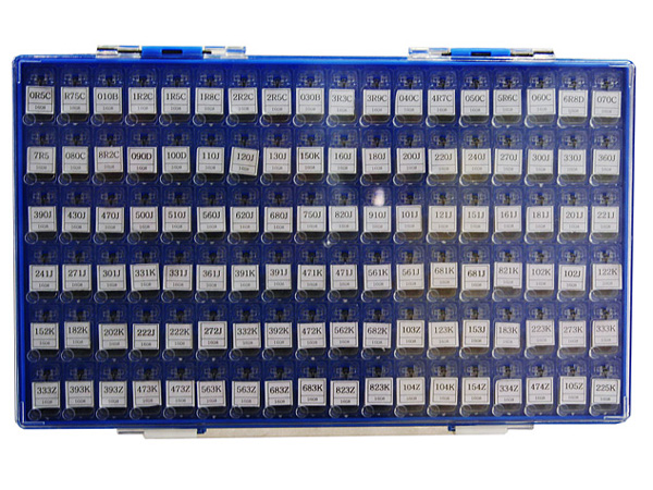 1608 사이즈 108종 칩캐패시터 키트 - (100개들이)