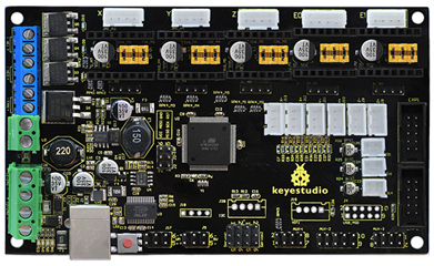 Keyestudio 3D MKS Gen V1.4 프린터 마더 보드 제어 보드 (Black &Environmental-protection)