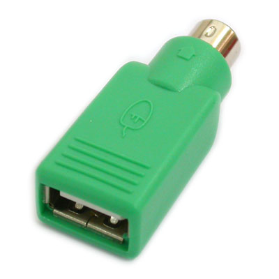 NETmate USB to PS2 변환젠더(녹색) new