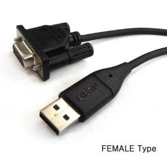 USB to RS232 컨버터 / FEMALE / 2m