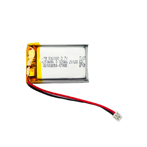 리튬폴리머 배터리 3.7V, 250mAh, KC인증