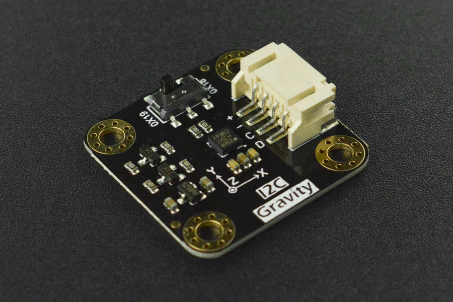 Gravity: I2C H3LIS200DL 삼중축 가속도계 센서(±100g/±200g)