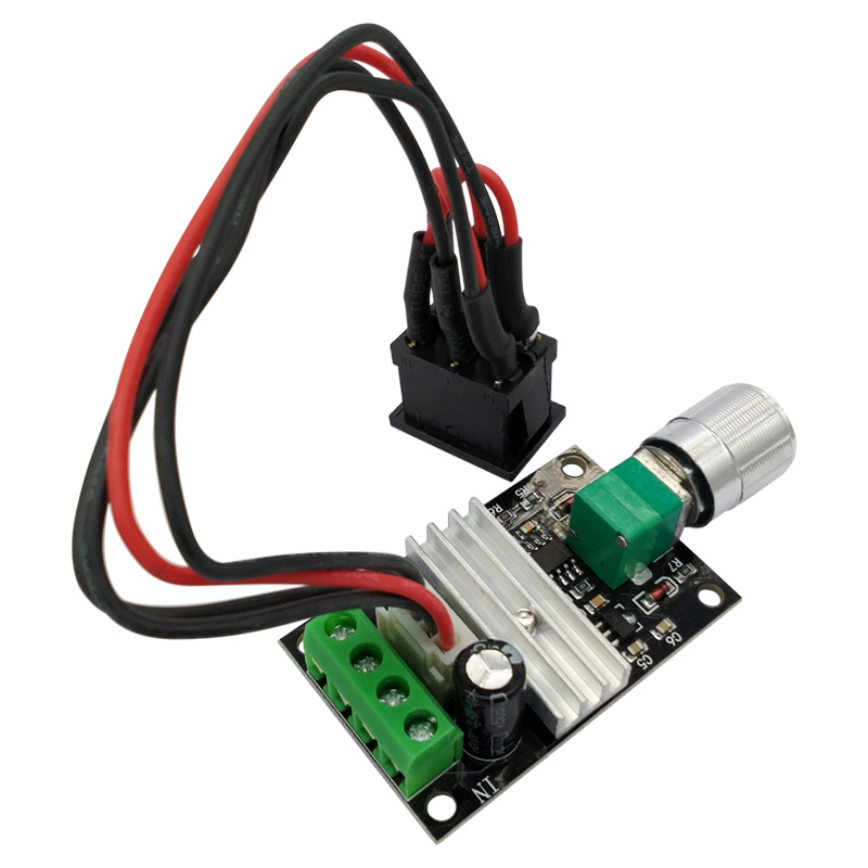 PWM 속도 조절기 3단 스위치 포함 (6~28V / 3A)