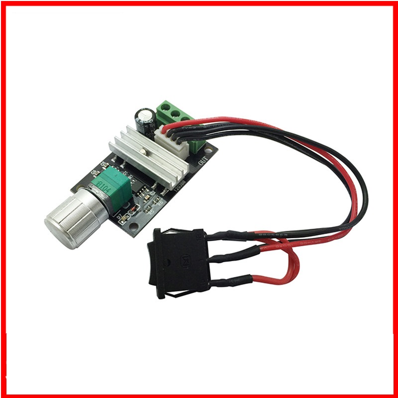 PWM 속도 조절기 3단 스위치 포함 (6~28V / 3A)