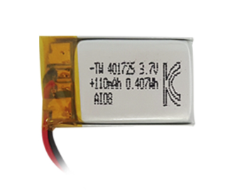 리튬폴리머 배터리 3.7V, 110mAh,KC인증