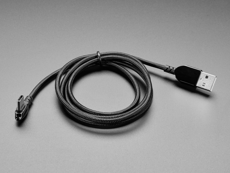 [5031]USB A형 직각 USB C형 직조 USB 케이블