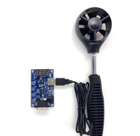 풍속측정 FND 표시 & RS232C 통신모듈