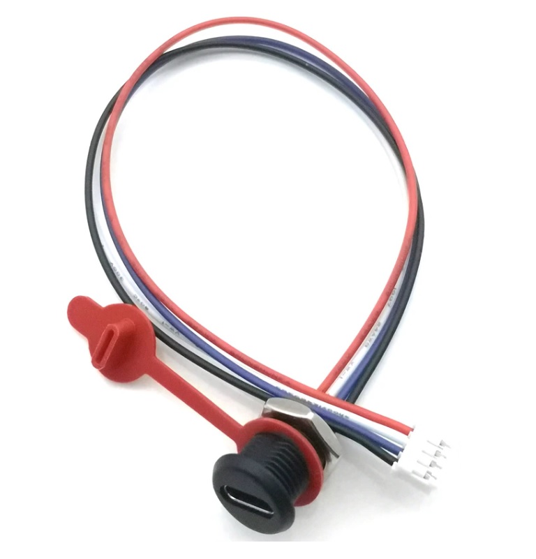 USB Type-C Femal 커넥터 (케이스 장착용) (PN-CAB-USBCC)