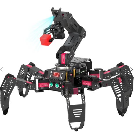 Hiwonder 하이원더 SpiderPi Pro AI 비전 로봇 팔 라즈베리파이 (라즈베리파이 4B 4GB)