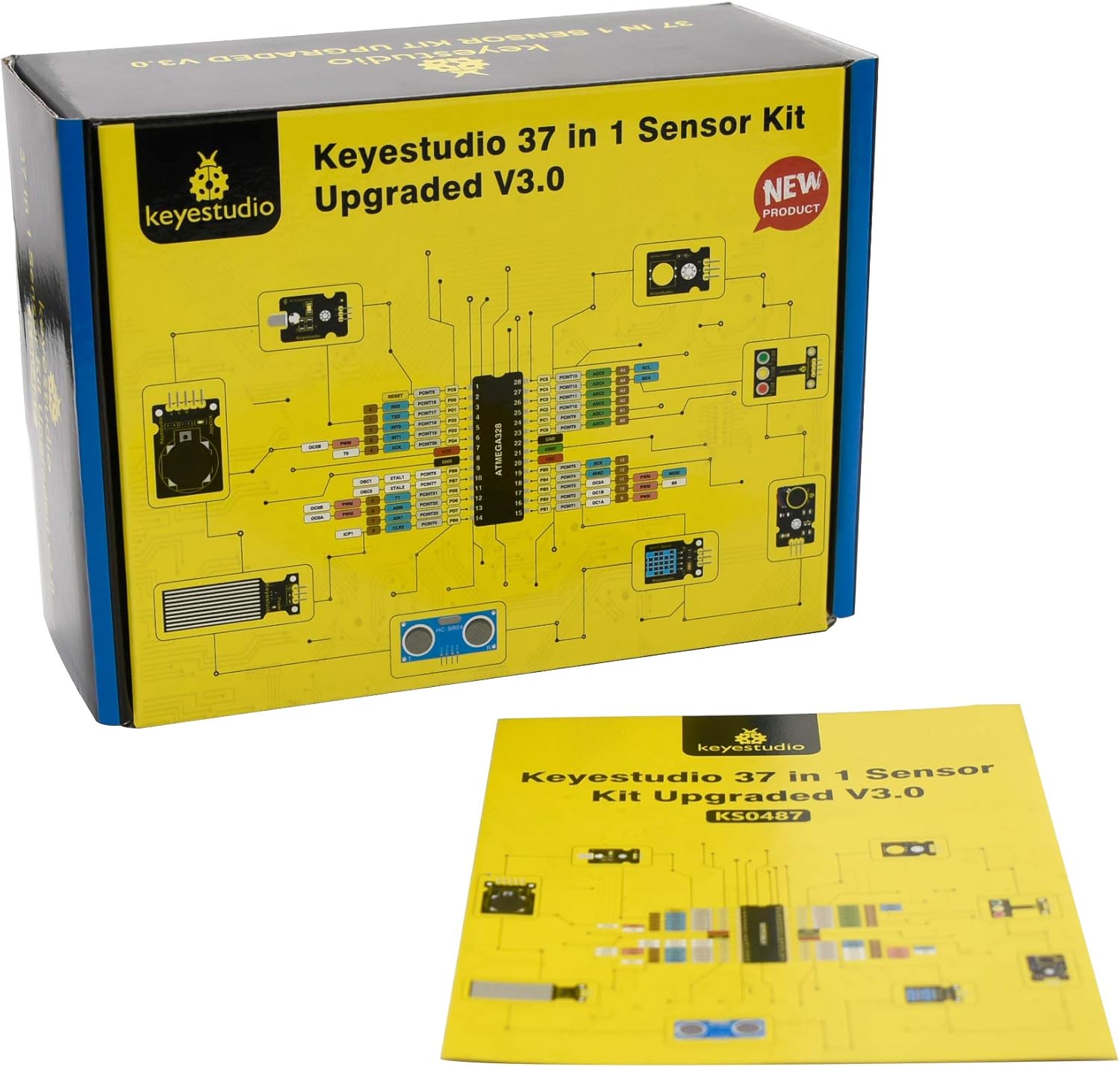 아두이노 37 in 1 센서 키트 / New Sensor Starter V2.0 Kit 37 in 1 Box for Arduino