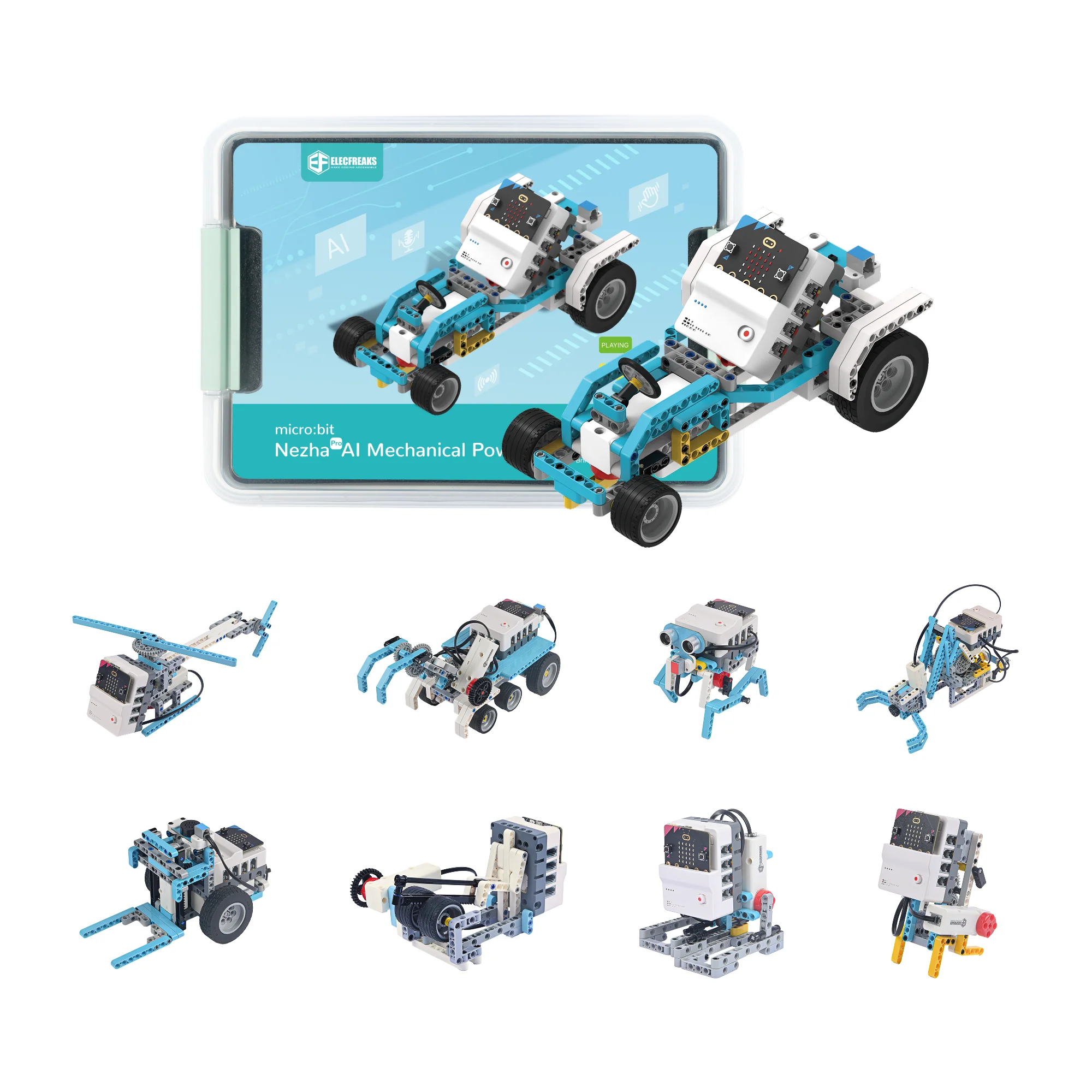 마이크로비트 AI 메카닉 파워 코딩 레고 키트