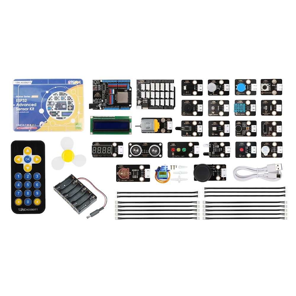 ESP32 어드밴스드 센서 키트 (MDF 확장팩 포함)
