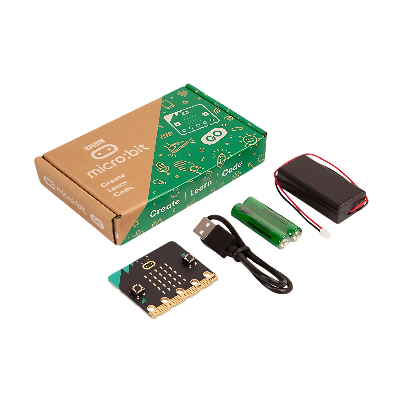초소형 코딩용 컴퓨터 마이크로비트V2.21 스타터 키트 , BBC micro:bit V2.21 GO