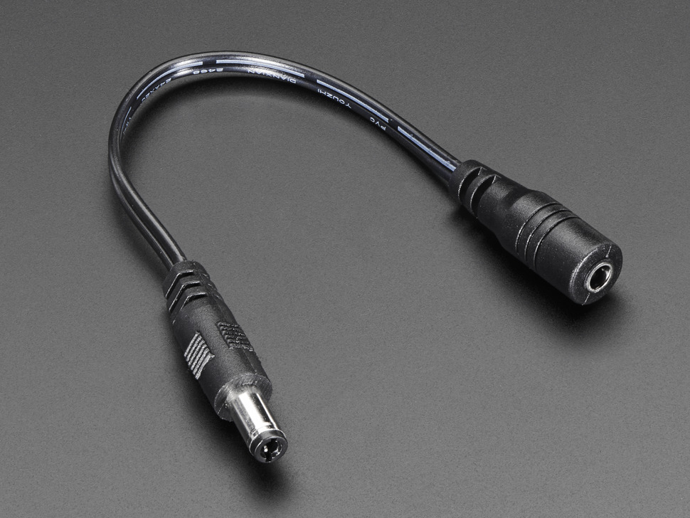 DC 잭 어댑터 케이블 / 3.5 / 1.3mm To 5.5 / 2.1mm DC Jack Adapter Cable [2788]