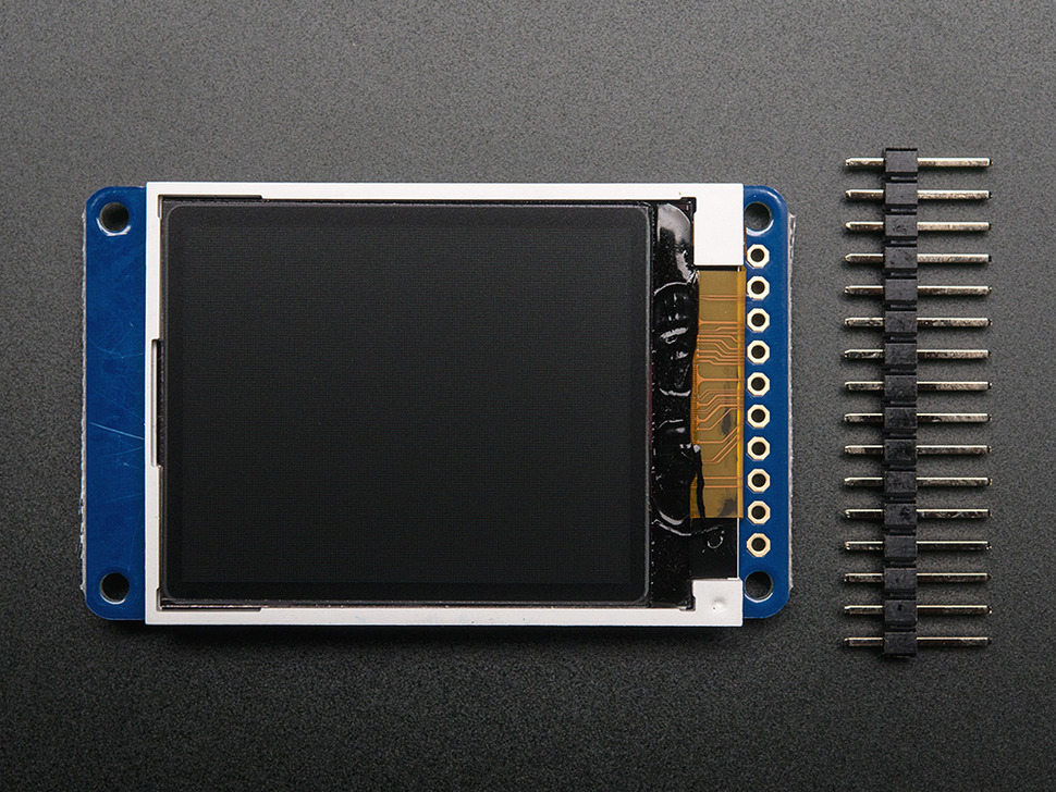 1.8인치 컬러 TFT LCD 디스플레이(MICROSDD CARD 슬랏 포함) / 1.8inch Color TFT LCD display with MicroSD Card Breakout - ST7735R [358]
