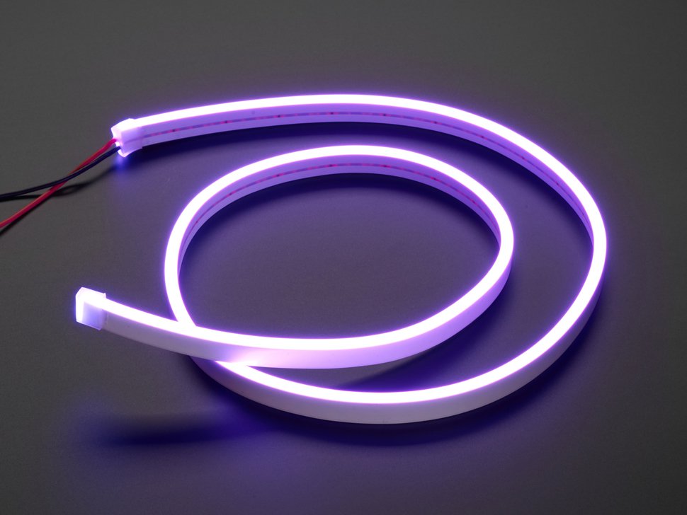 휘어지는 유연한 네온 LED Neon-Like LED Strip - 1 Meter - Purple