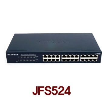 [NETGEAR] 넷기어 JFS524-200 [스위칭허브/24포트/100Mbps/렉마운트가능]