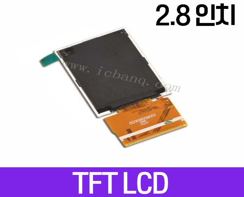 2.8인치, 240*320, MCU 8080Interface TN Panel Type TFT LCD Module HXJ028F0003