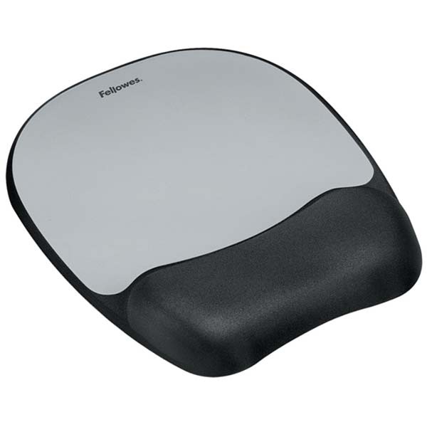 [Fellowes] 손목보호 마우스패드, 91758 [실버]