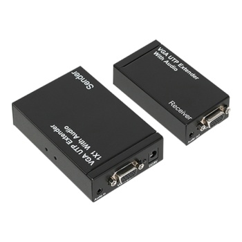 [강원전자] NETmate VGA 리피터 송수신기 세트, NM-VRP01 [최대300M/RJ-45]