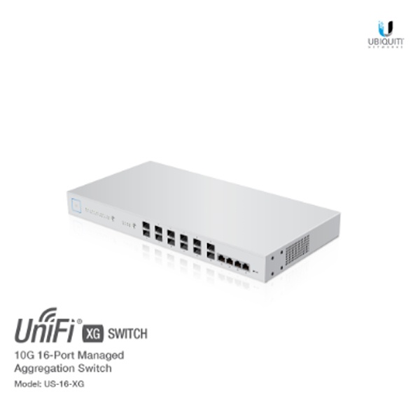 [유비쿼티네트웍스] UBIQUITI US-16-XG [스위칭허브/10G 12포트 SFP/10G 4포트 UTP]