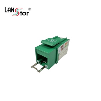 [LANStar] 랜스타 키스톤잭, CAT.6 모듈형, LOCK보안용 그린 [LS-6KTVMK-U1GN] [대만산]