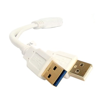 [MachLink] 마하링크 USB3.0 연장 Y형 케이블 [AM-AF] 0.15M [화이트/ML-UFY003]