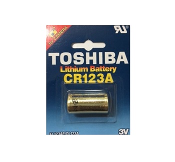 [도시바] [리튬전지] CR123A [1300mAh/1알]