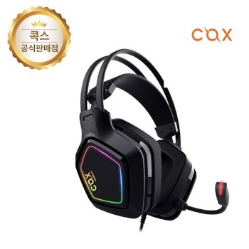 [COX] [헤드셋] SCARLET [가상 7.1 RGB/노이즈 캔슬링 마이크/ 진동/초경량]