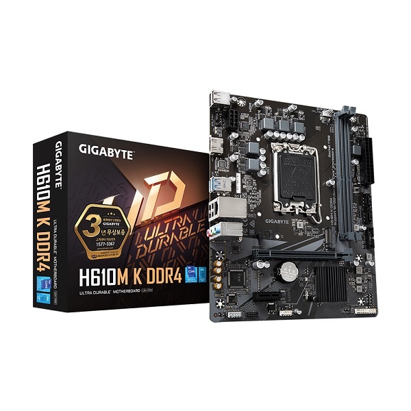 [GIGABYTE] H610M K D4 제이씨현 (인텔H610/M-ATX)