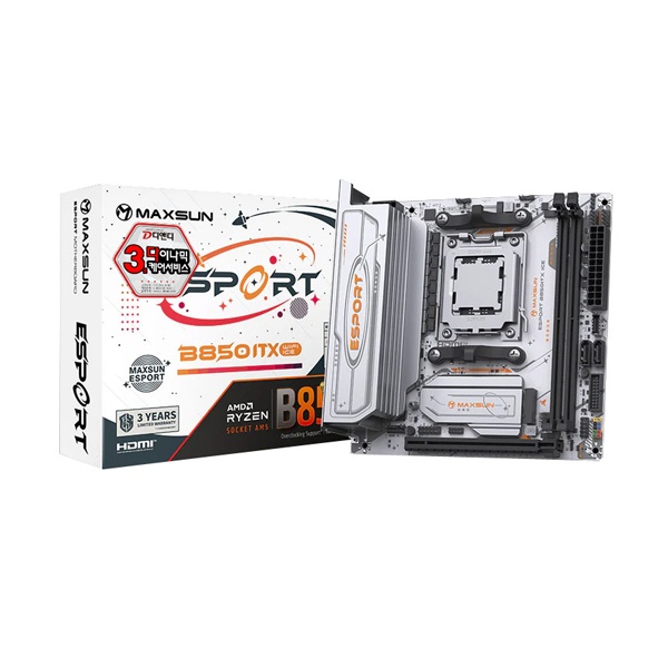 [MAXSUN] e스포츠 B850ITX WIFI ICE (AMD B850/M-iTX)