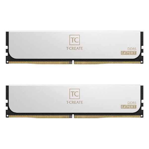 [Team Group] T-CREATE DDR5 PC5-51200 CL42 EXPERT 화이트 서린  [128GB (64GB*2)] (6400)