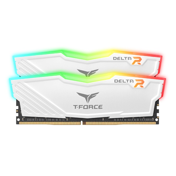 [Team Group] T-Force DDR4 PC4-28800 CL18 Delta RGB 화이트 서린  [16GB (8GB*2)] (3600)