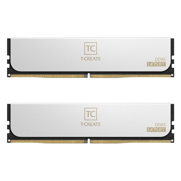 [Team Group] T-CREATE DDR5 PC5-51200 CL34 EXPERT 화이트 서린  [64GB (32GB*2)] (6400)