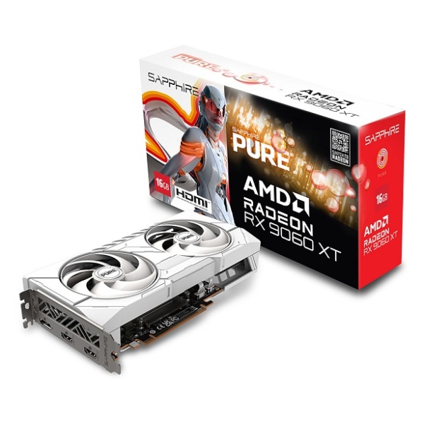 [SAPPHIRE] 라데온 RX 9060 XT PURE OC D6 16GB 이엠텍