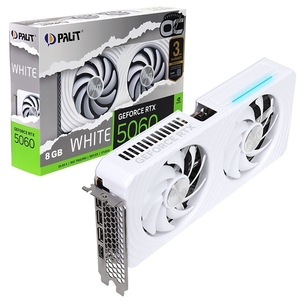 [PALIT] 지포스 RTX 5060 WHITE OC D7 8GB 이엠텍