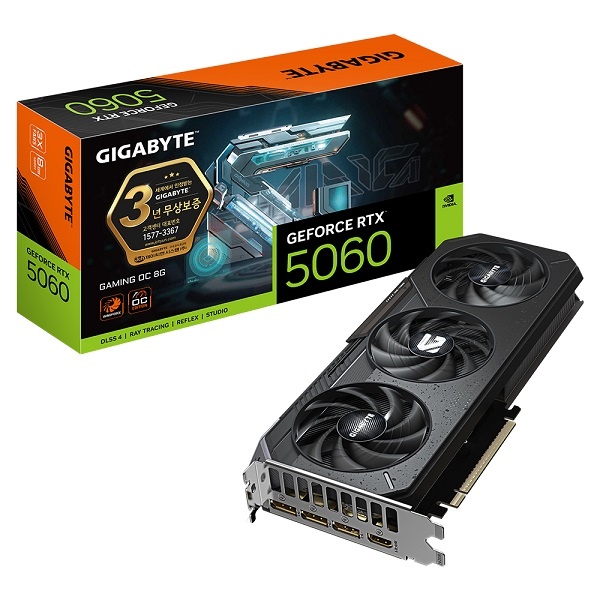 [GIGABYTE] 지포스 RTX 5060 GAMING OC D7 8GB 제이씨현