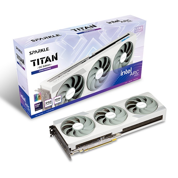 [SPARKLE] Arc B580 TITAN LUNA OC D6 12GB