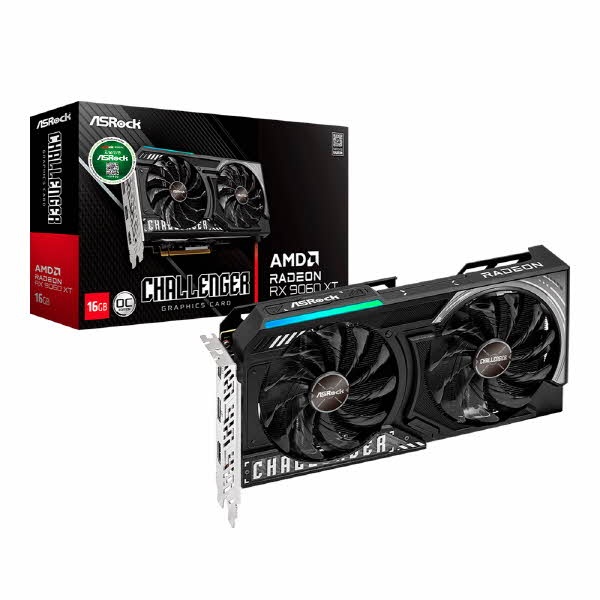 [ASRock] 라데온 RX 9060 XT CHALLENGER OC D6 16GB 대원씨티에스