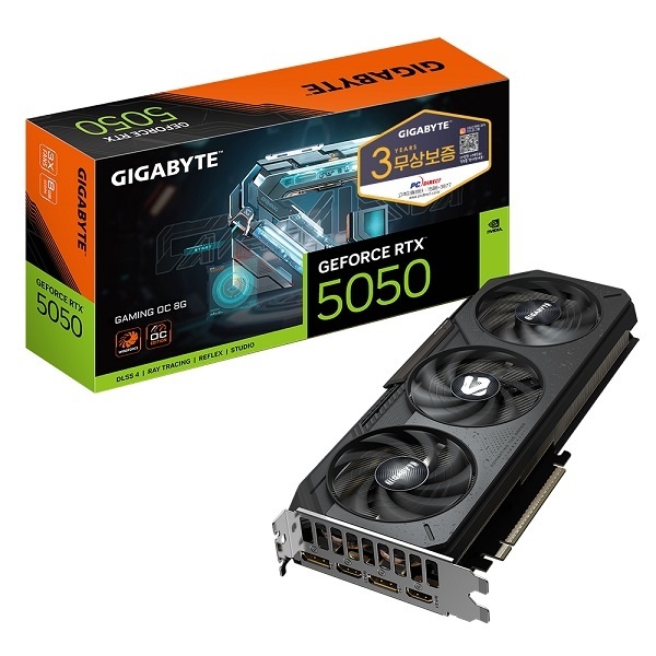 [GIGABYTE] 지포스 RTX 5050 GAMING OC D6 8GB 피씨디렉트