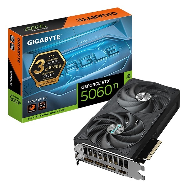 [GIGABYTE] 지포스 RTX 5060 Ti EAGLE OC D7 8GB 제이씨현