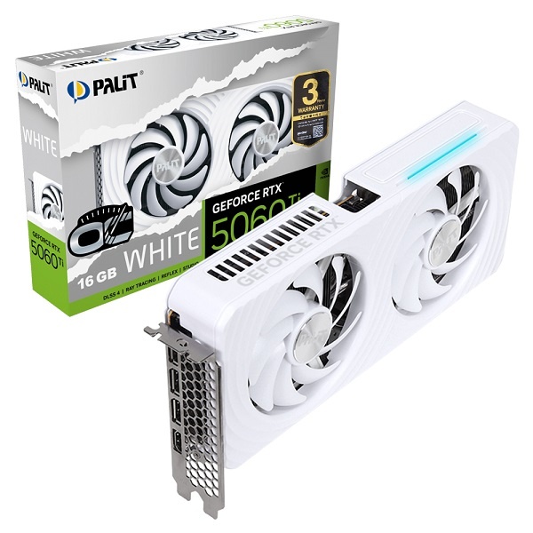 [PALIT] 지포스 RTX 5060 Ti WHITE OC D7 16GB 이엠텍