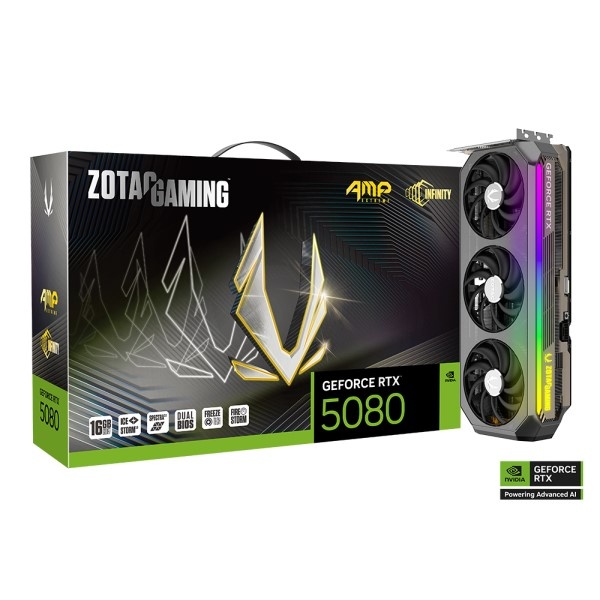 [ZOTAC] GAMING 지포스 RTX 5080 AMP EXTREME INFINITY D7 16GB