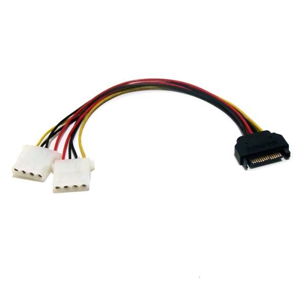 [에버쿨] EC-ST005 SATA to IDE x2 전원 케이블 [0.2m]