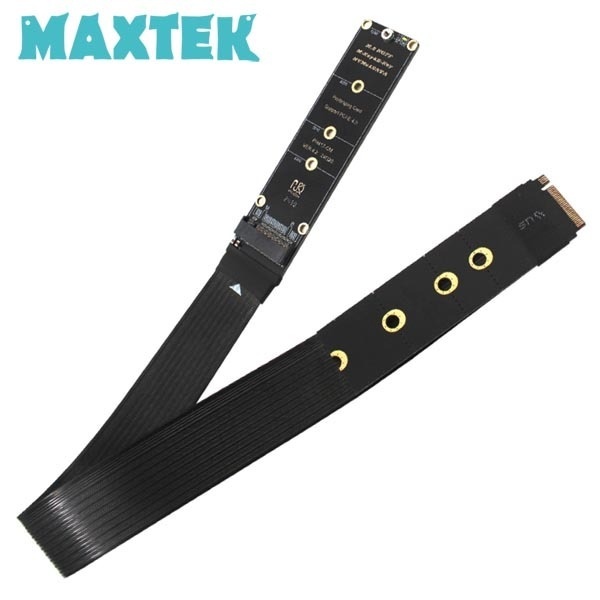 [MAXTEK] NGFF M.2 NVME SSD 2280 연장 확장 카드 케이블 30cm  일자형 [MT653]